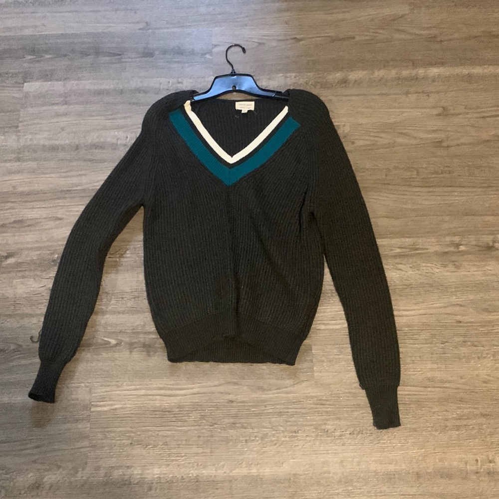 Emory Park Varsity Gray Sweater Size S